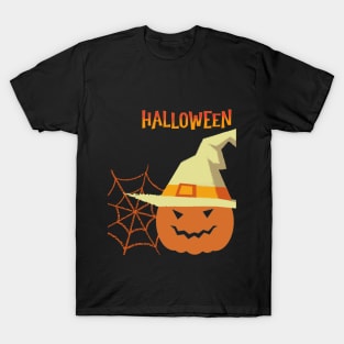 Simple Halloween with carving pumkin T-Shirt